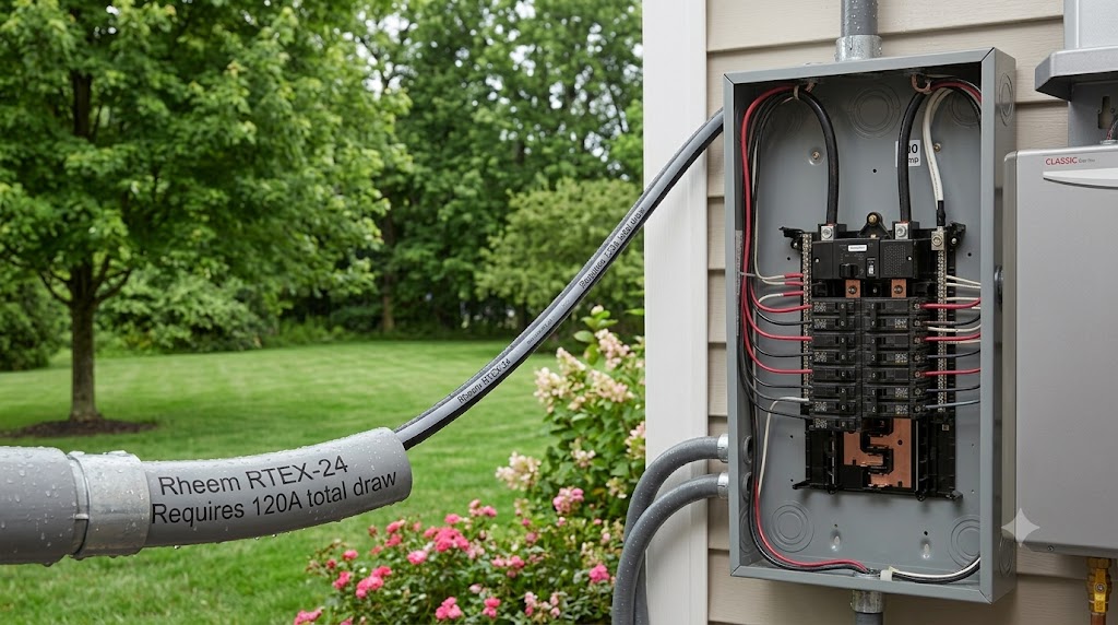 Do You Need 200 Amp Service for the Rheem RTEX-24? - Illustration 1