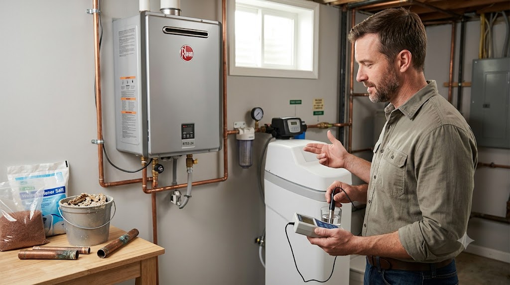 Do You Need a Water Softener With the Rheem RTEX-24? - Illustration 1