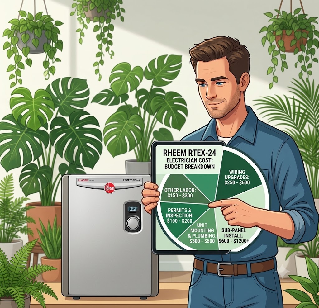 Rheem RTEX-24 Electrician Cost: What to Budget For - Illustration 1